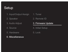 ONKYO TXL50 - Actualización del firmware a工程技术 de la red - 2
