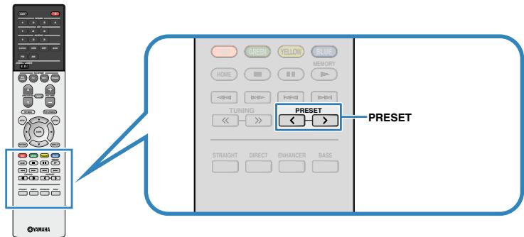 YAMAHA MUSICCAST RX-V683 - MUSICCAST RXV683 - Rappel d'un élément enregistré - 2