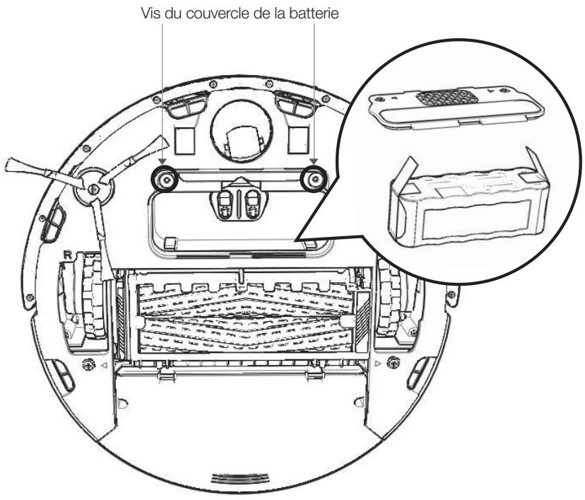 IROBOT ROOMBA 965 - Retrait de la batterie - 1