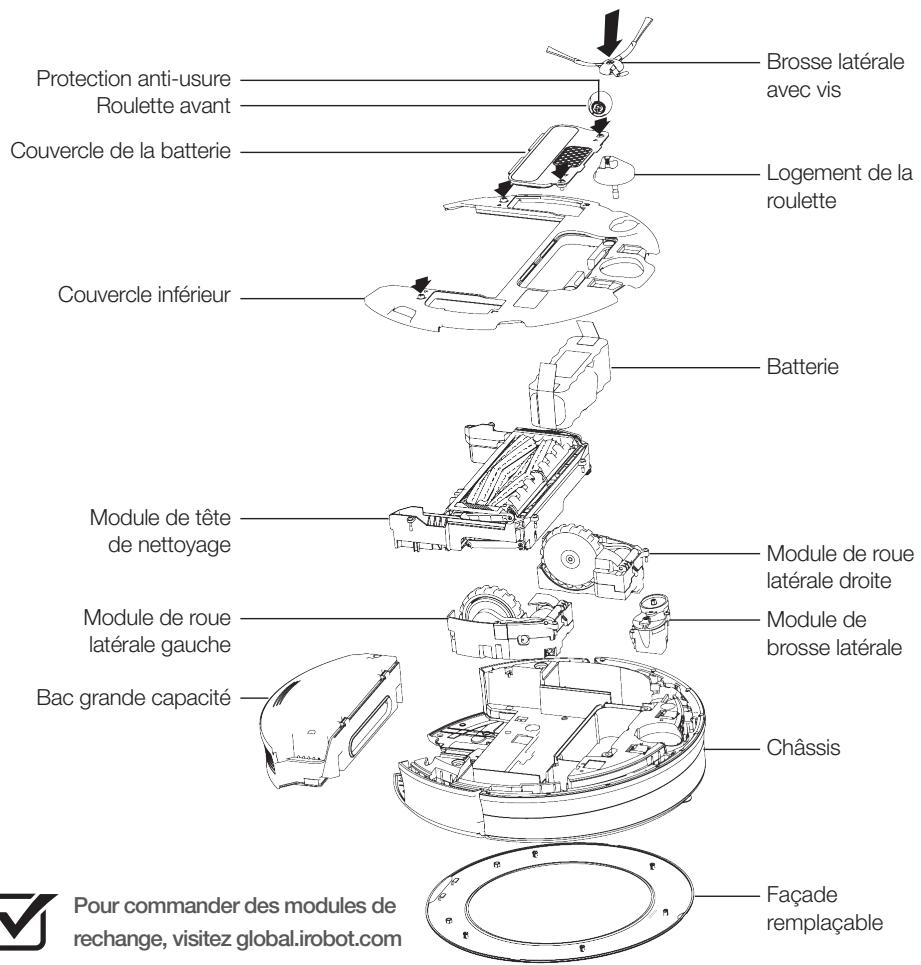 IROBOT ROOMBA 965 - Modules remplaçables - 1