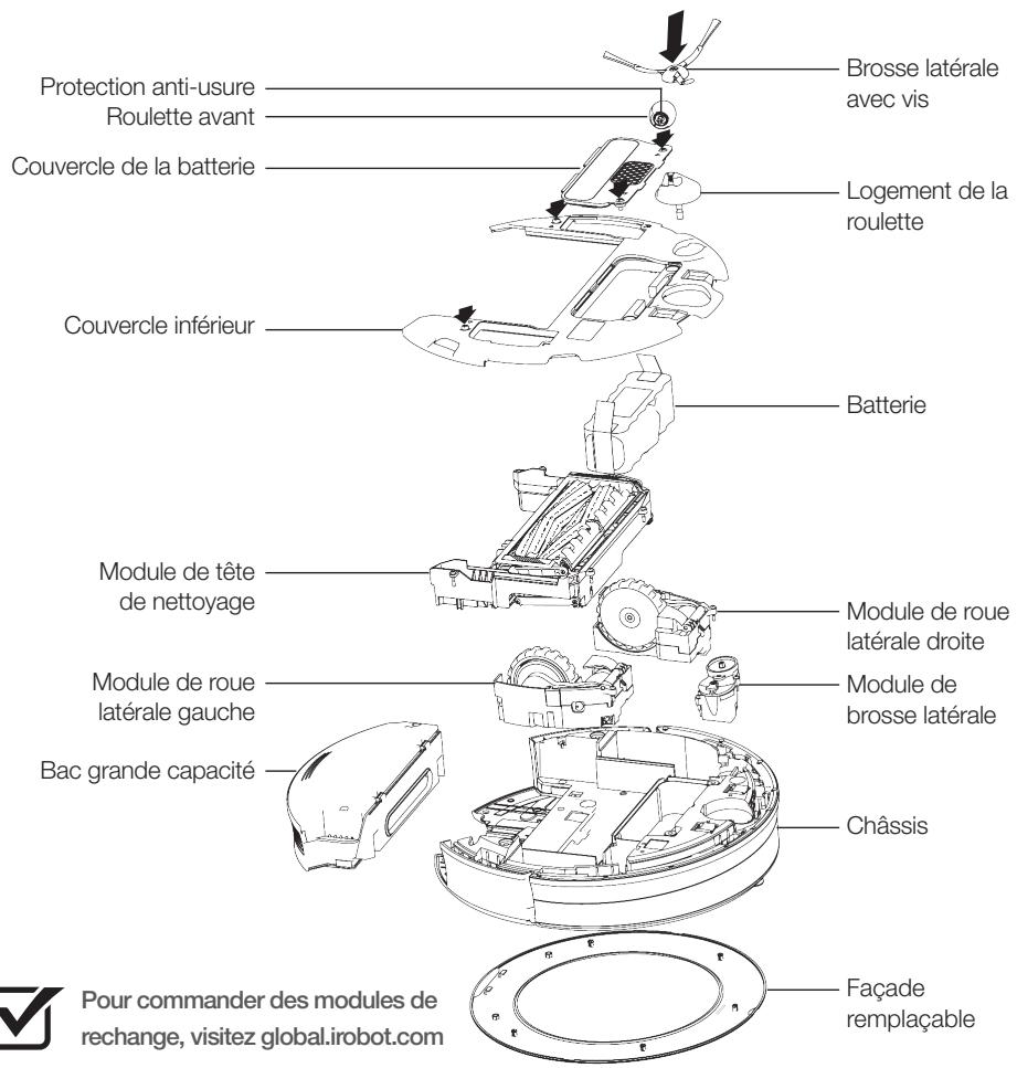 IROBOT ROOMBA 891 - Modules remplaçables - 1