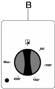 ESSENTIELB EMCG 924I - EMCG 924N - EMCG 924R - Bouton du thermostat (b) - 1