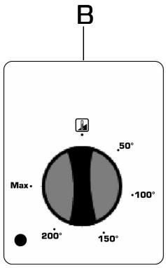 ESSENTIELB ECI601 - ECI601B - Bouton du thermostat (B) - 1