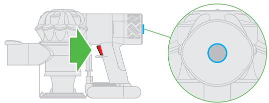 DYSON V6 CORDFREE - Diagnostic - corps principal et batterie - 2