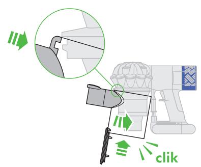 DYSON V6 CORDFREE - Vérification de la présence d'obstructions - corps principal - 9