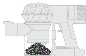 DYSON V6 CORDFREE - Diagnostic - corps principal et batterie - 11
