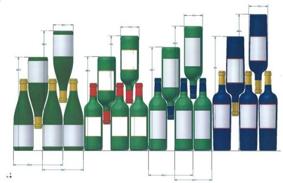 AVINTAGE AVV168B  -  AVV80 - Flaschentypen: - 1