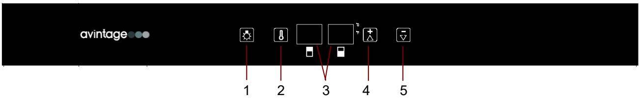 AVINTAGE AV22XI - Réglage de la température - 1
