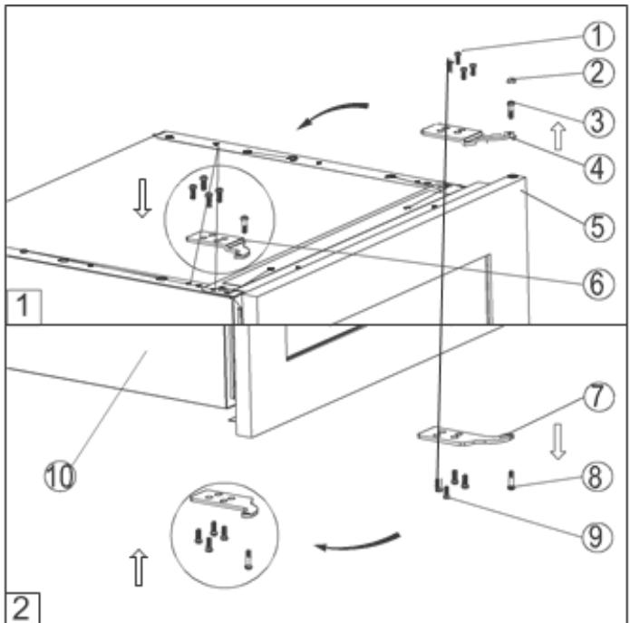 AVINTAGE AVI81XDZ  -  AVI82CDZ - Omkeerbaarheid van de deur - 1
