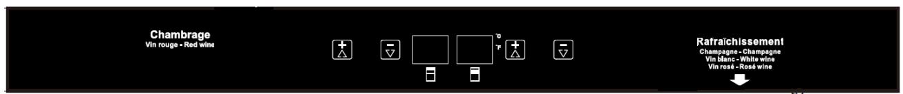 AVINTAGE AVI81XDZ  -  AVI82CDZ - > Upper and middle compartments of your wine cellar - 1