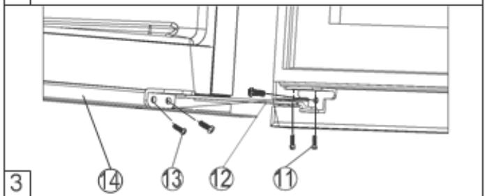 AVINTAGE AVI81XDZ  -  AVI82CDZ - Réversibilité de la porte - 2