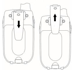 SWITEL WTC 2700B - Poser / Retirer le clip de ceinture - 1
