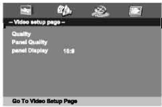 TAKARA VRT179PK - Page de configuration vidéo - 1