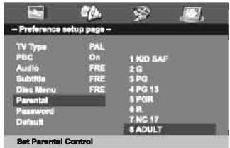 TAKARA VRT179PK - Page de configuration vidéo - 2