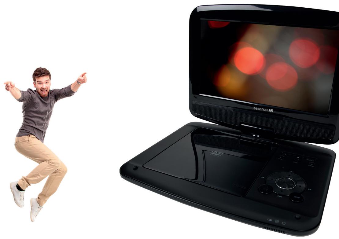ESSENTIELB MOBILI TEN - Lecteur DVD portable - 1
