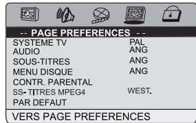 MUSE M1070DP - PAGE PRÉFÉRENCES - 1
