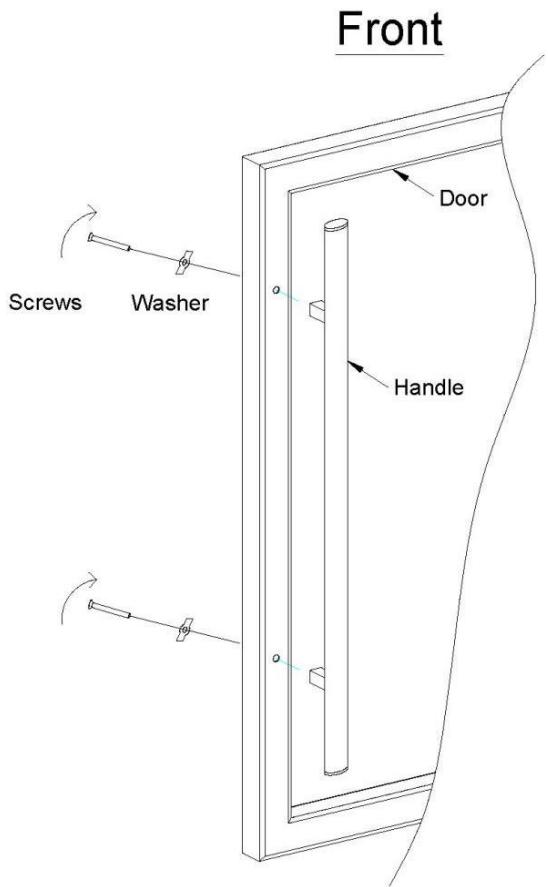 LA SOMMELIERE CVD50 - Handle installation - 1