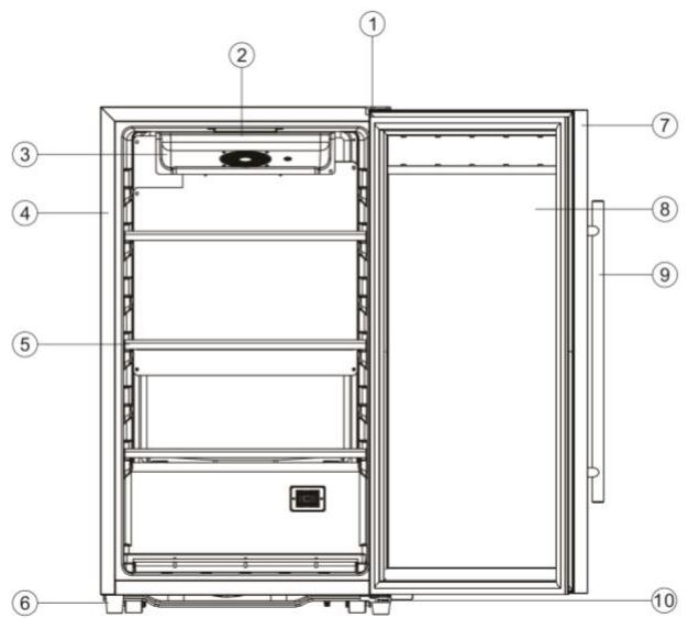 LA SOMMELIERE CVD50 - DESCRIPTION OF THE APPLIANCE - 1