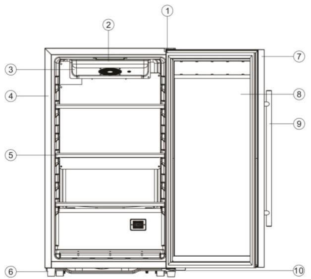 LA SOMMELIERE CTP252 - DESCrizIONE DELL'APPARECCHIO - 1