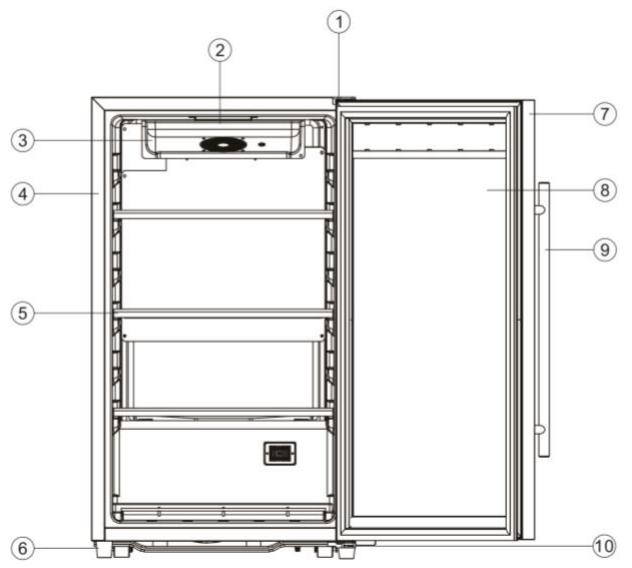 LA SOMMELIERE CVD102DZ - DESCRIPTION OF THE APPLIANCE - 1