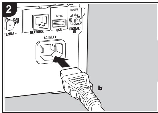 ONKYO A9010 - Connecting the antenna and power cord, etc. - 2
