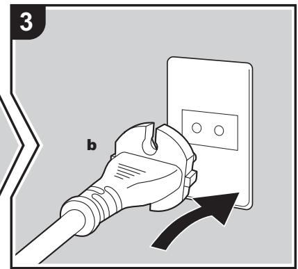 ONKYO A-9150  -  A9150 - Connecting the antenna and power cord, etc. - 3
