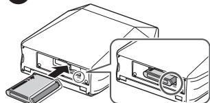FUJIFILM INSTAX SHARE SP-3 - INSTAX SP3 - バッテリーを入れる - 2