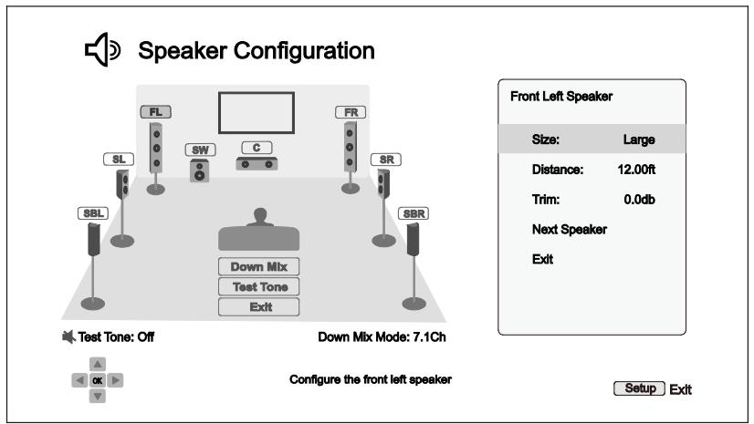 OPPO UDP205 - UDP205 MRZ - Speaker Settings - 1