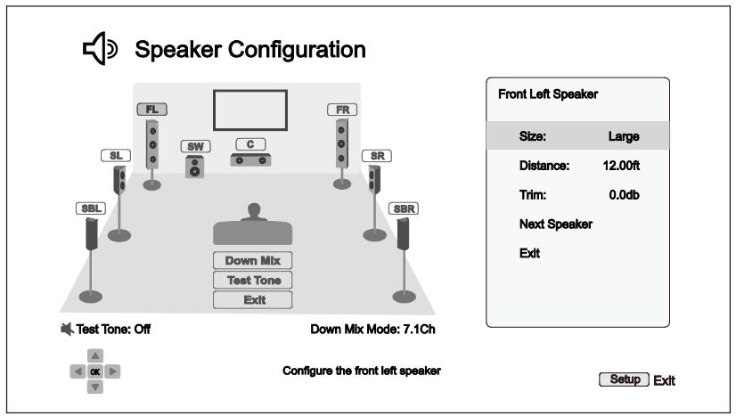 OPPO UDP203 - UDP203 MRZ - Speaker Settings - 1