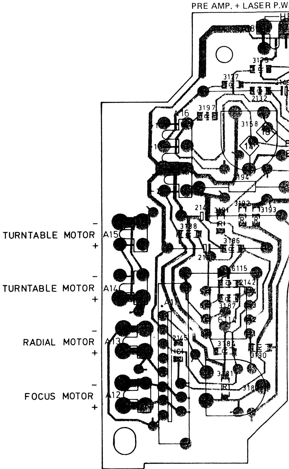MARANTZ CD5005 - Servo (P200) Schematic Diagram and Component Locations - 17