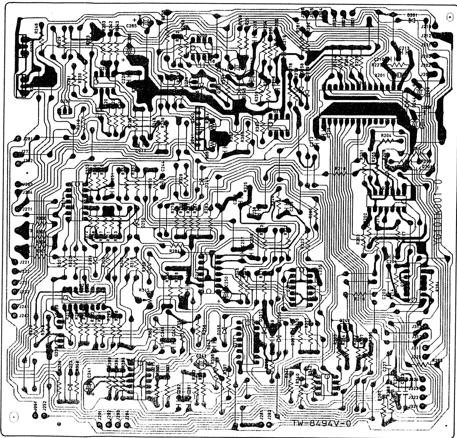 MARANTZ CD5005 - Servo (P200) Schematic Diagram and Component Locations - 5
