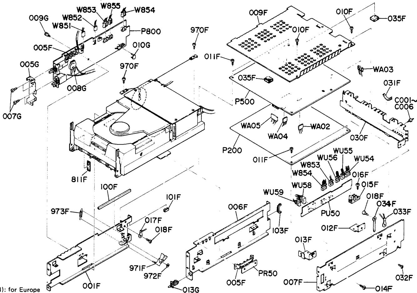 MARANTZ SA15S1 & SA15S2,MV - EXPLODED VIEW AND PARTS LIST - 5