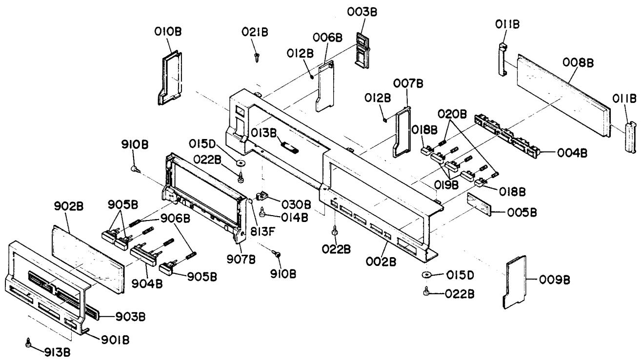 MARANTZ ND8006 - EXPLODED VIEW AND PARTS LIST - 1