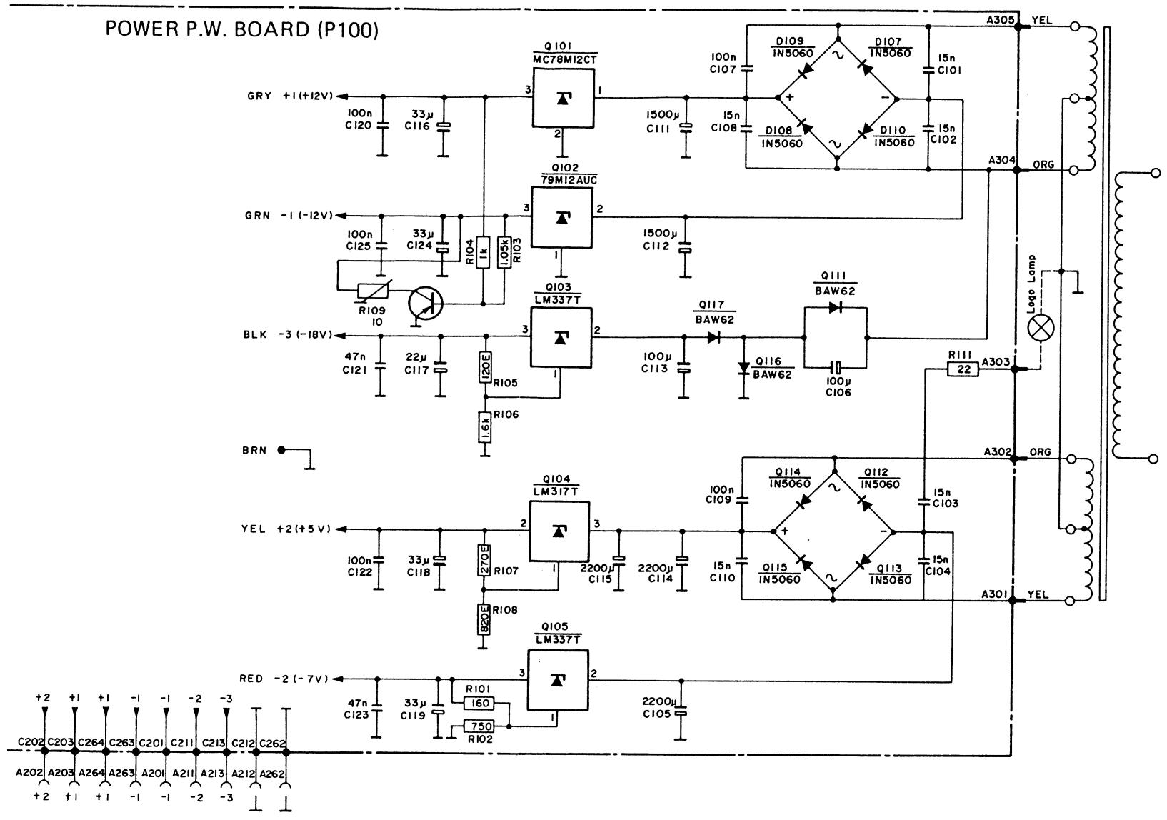 MARANTZ ND8006 - Servo (P200) Schematic Diagram and Component Locations - 14