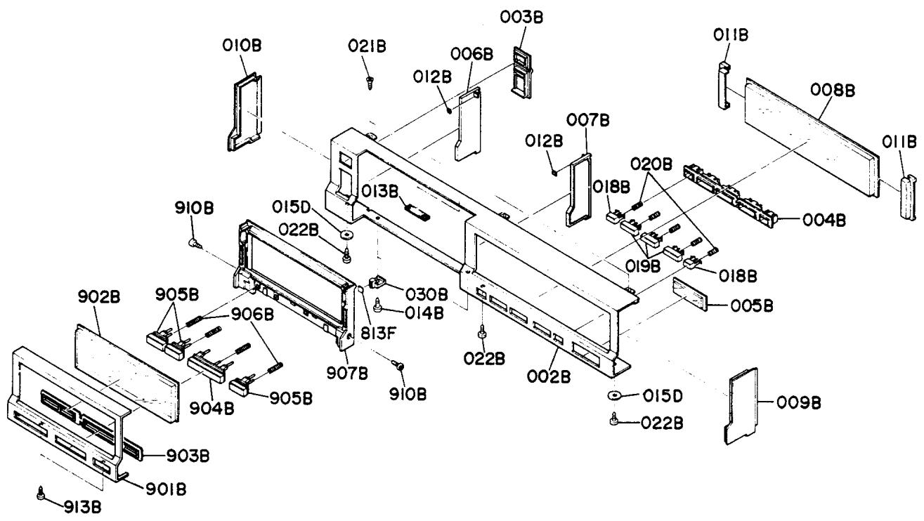 MARANTZ CD 73 - EXPLODED VIEW AND PARTS LIST - 1