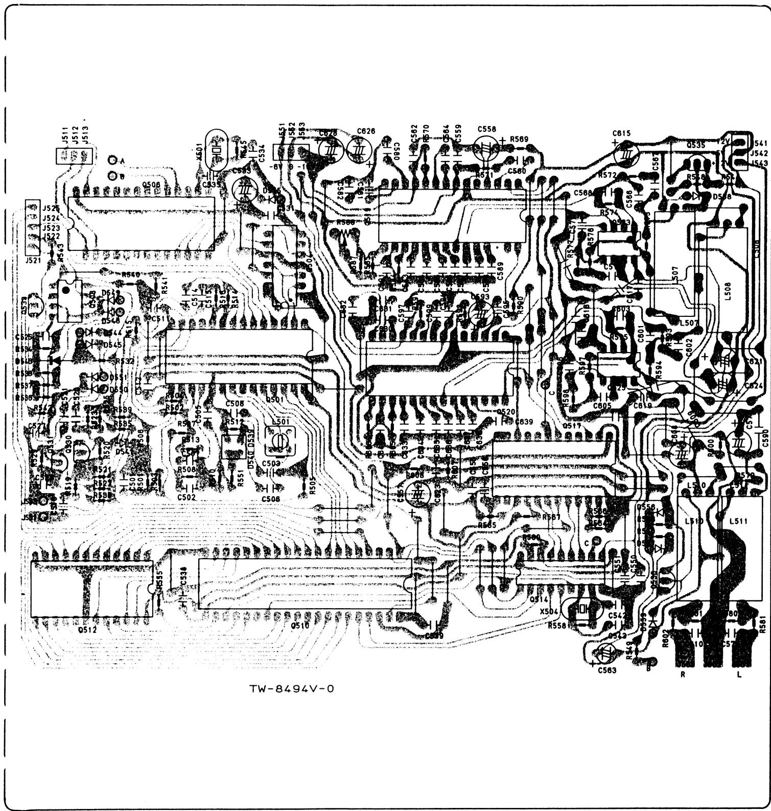 MARANTZ CD 73 - Servo (P200) Schematic Diagram and Component Locations - 11