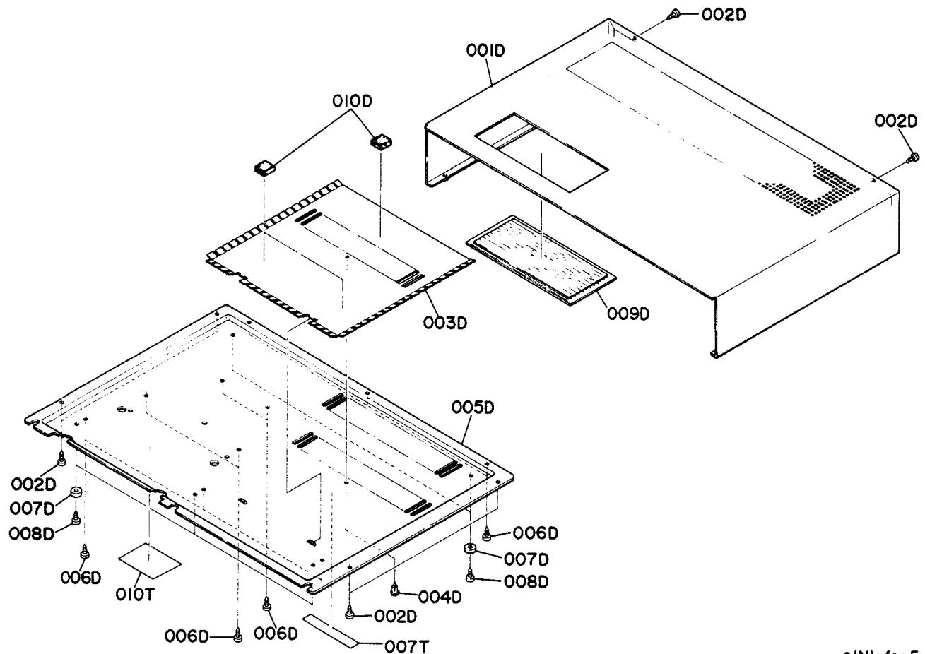 MARANTZ CD 73 - EXPLODED VIEW AND PARTS LIST - 2