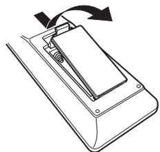 DENON DCD-800NE - Insertion des piles - 1