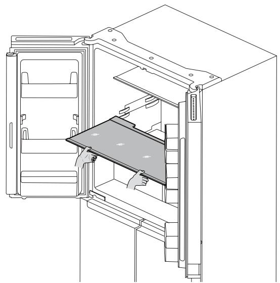 WHIRLPOOL WQ9B1L - Regolazione altezza ripiano - 2