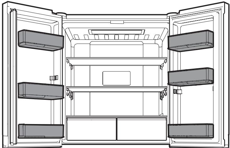 WHIRLPOOL WQ9B1L - 冰箱置物盒 - 1