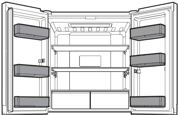 WHIRLPOOL WQ9B1L - Полynchи На деверцатх xлобдьнka - 1