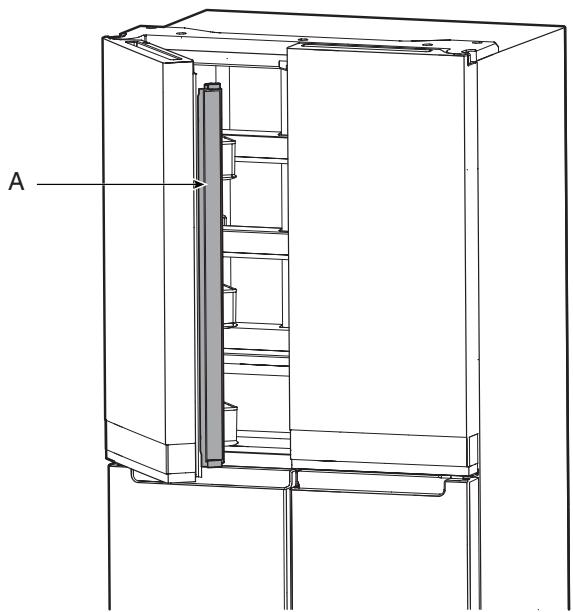 WHIRLPOOL WQ9B1L - Durelić atidarymas ir uždarymas - 1