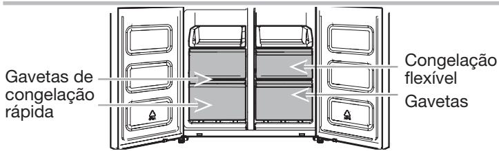 WHIRLPOOL WQ9B1L - Compartimentos de armazenamento do congelador - 2