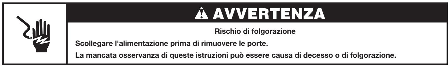 WHIRLPOOL WQ9B1L - Rimuovere e sostituire le porte del frigorifero - 1
