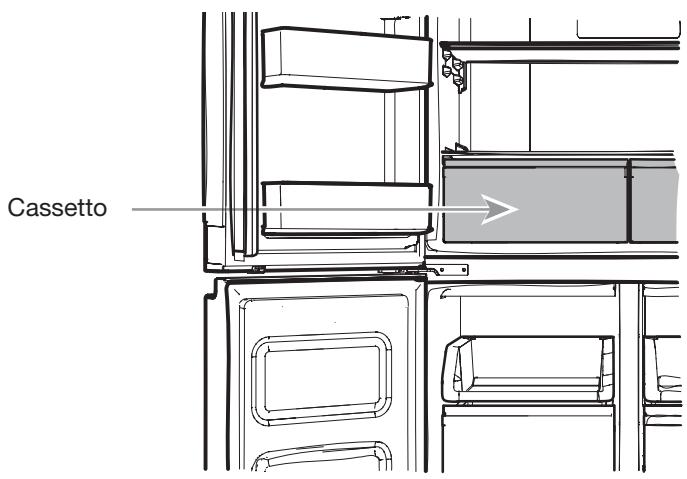 WHIRLPOOL WQ9B1L - Per rimuovere e reinserire i ripiani: - 1