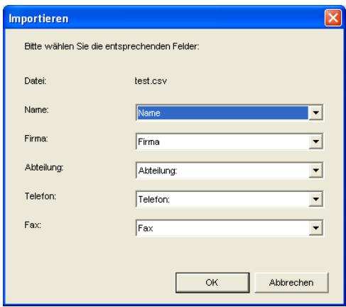 SHARP AR-5516,MV - Datum eines LAN-Fax-Adressbuchs importieren - 1