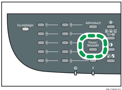 SHARP AR-5516,MV - Das Ziel mithilfe der Neuwahlfunktion festlegen - 2