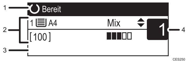 SHARP MX-2600N,MV - Der Bildschirm befindet sich im Standby-Modus - 1