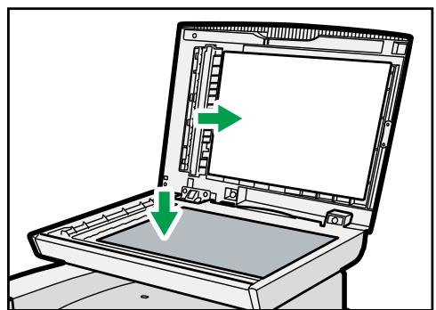 SHARP AR 6031N - Reinigung des Vorlagenglases - 1
