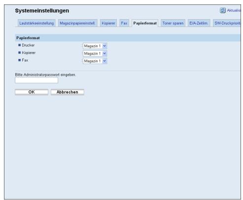 SHARP AR 6031N - Das vorrangige Magazin festlegen - 1
